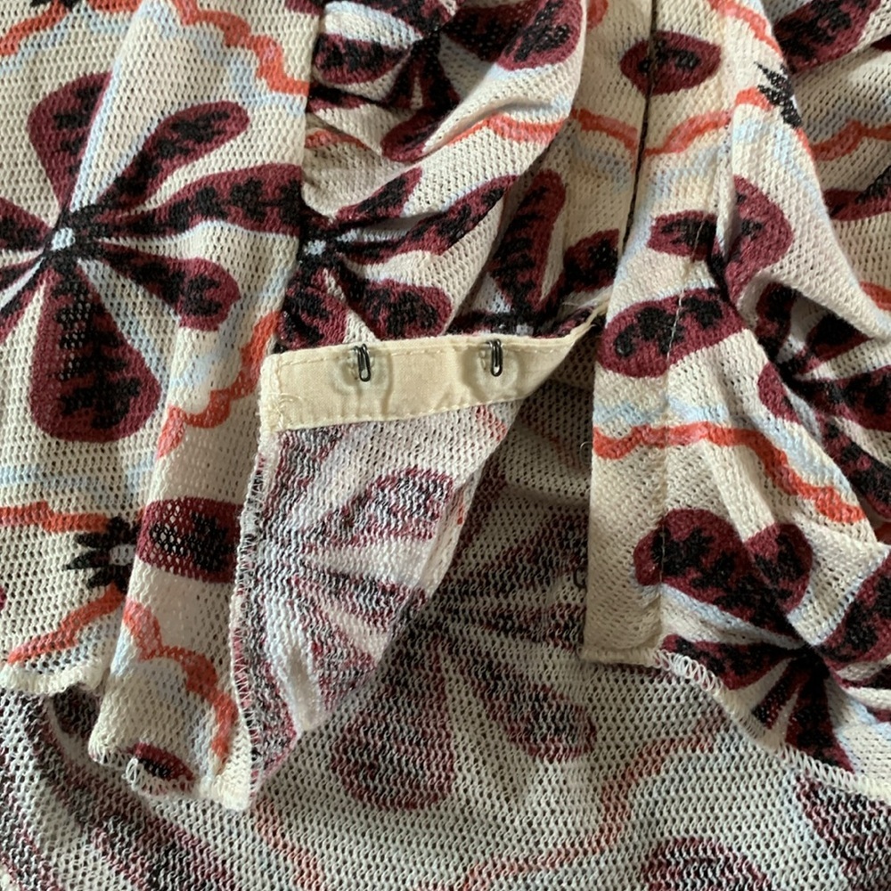 FREE PEOPLE Through The Meadow Top Cardigan White Sand NWT - Picture 5 of 11